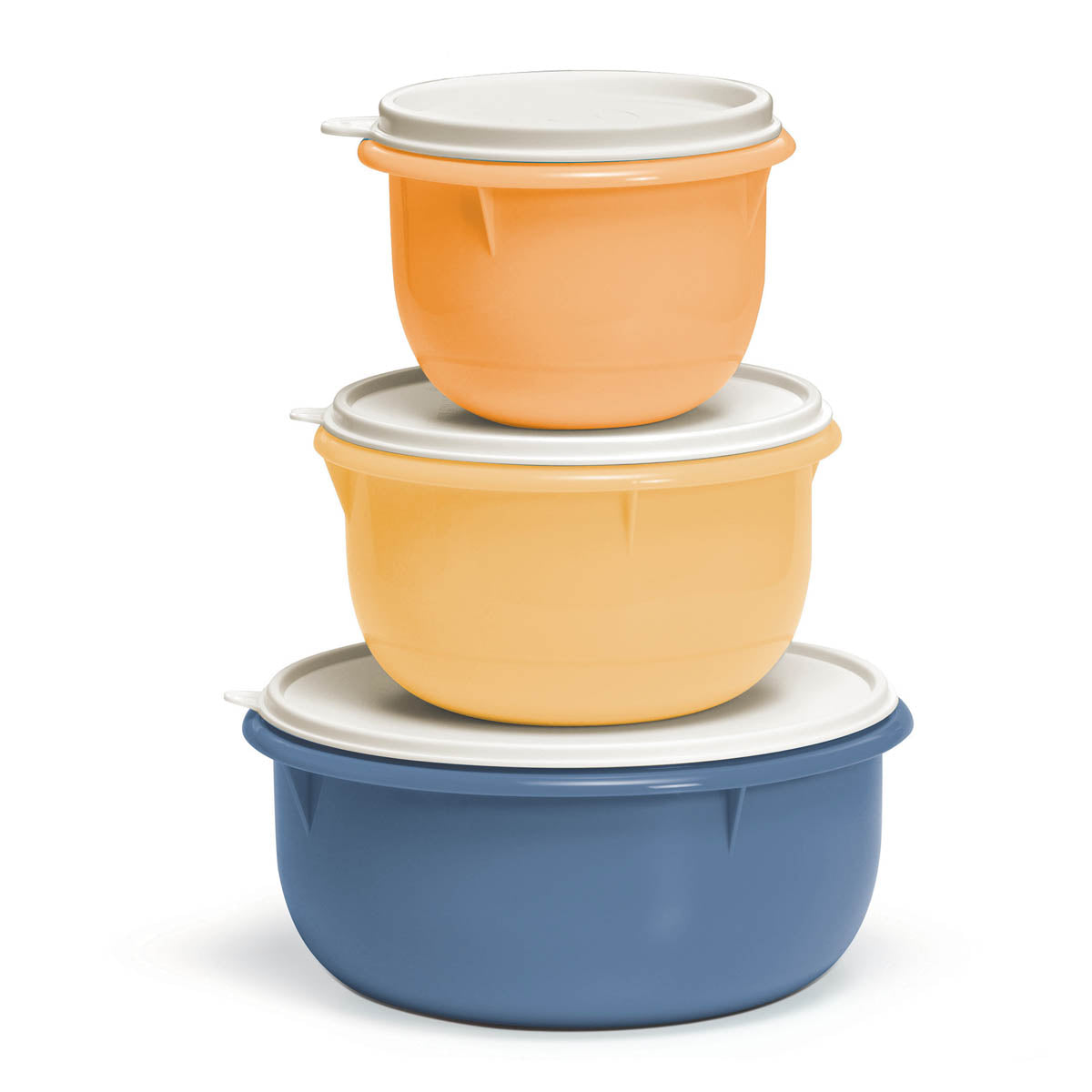 3-pc Multipurpose Mixing Bowl Set for Food Prep and Storage