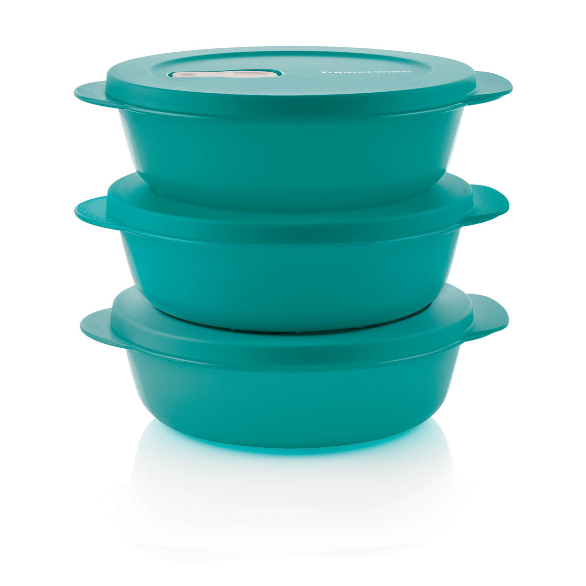 Plus Round 3 1/2 cup / 850 mL Set of 3 (Mysterious Green)
