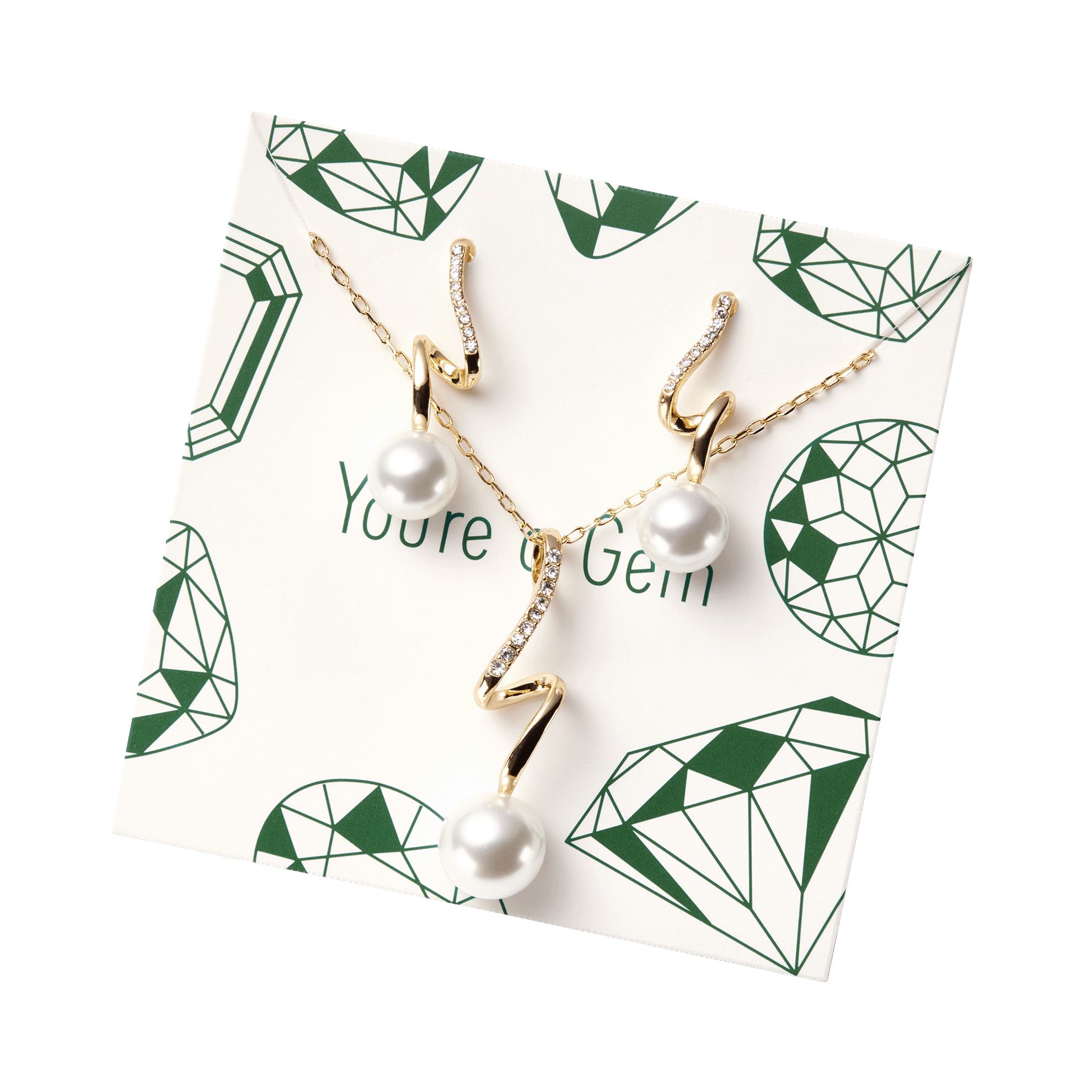 Hidden Gems Pearl Jewellery Set