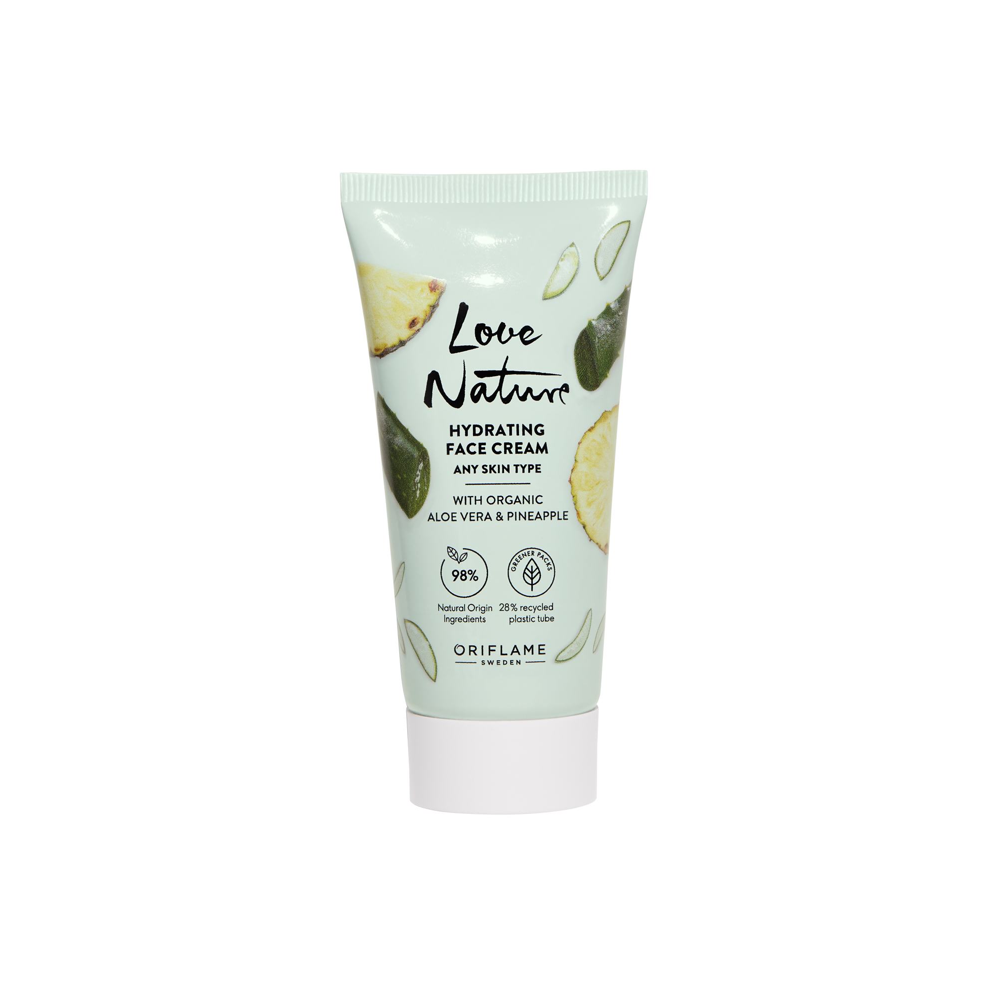 Hydrating Face Cream with Organic Aloe Vera & Pineapple