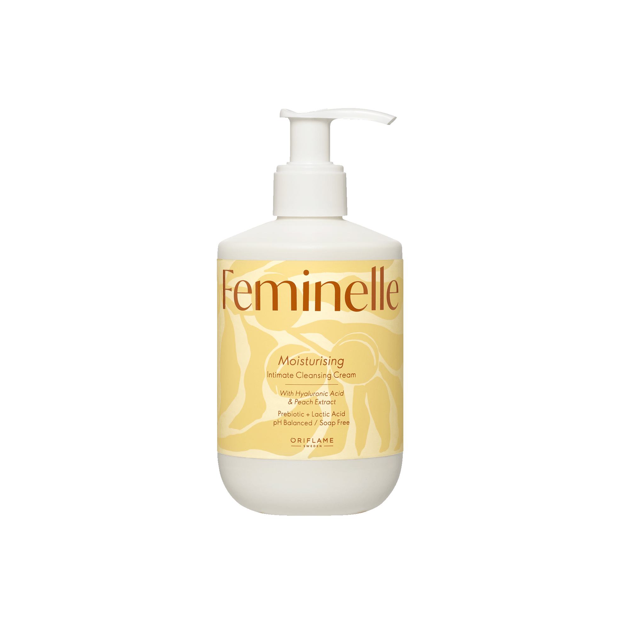 Moisturising Intimate Cleansing Cream with Hyaluronic Acid and Peach Extract