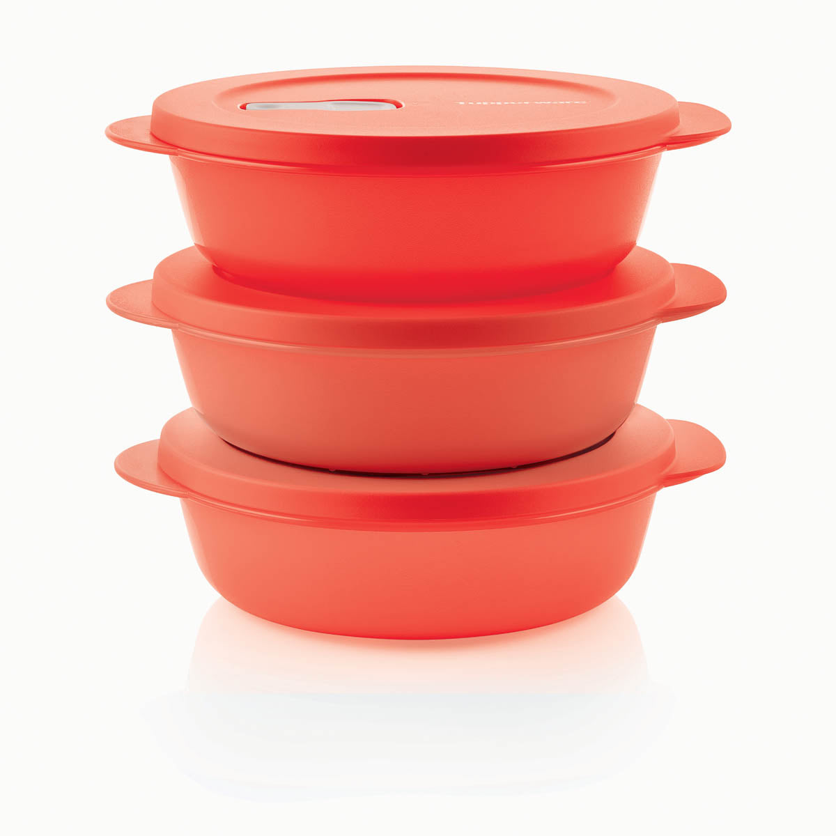 Plus Round | Set of 3 | Microwave-Safe Containers