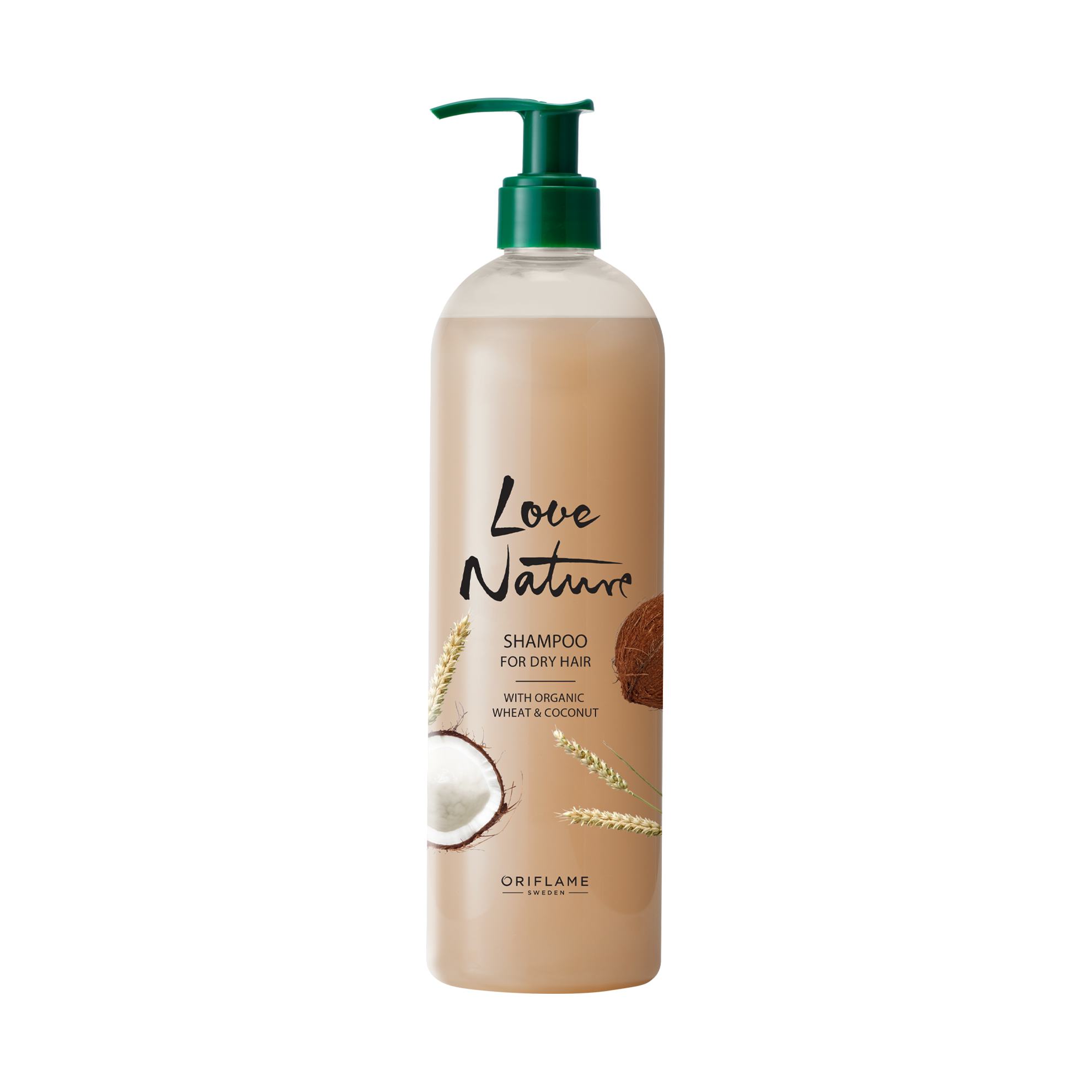 Shampoo For Dry Hair with Organic Wheat & Coconut