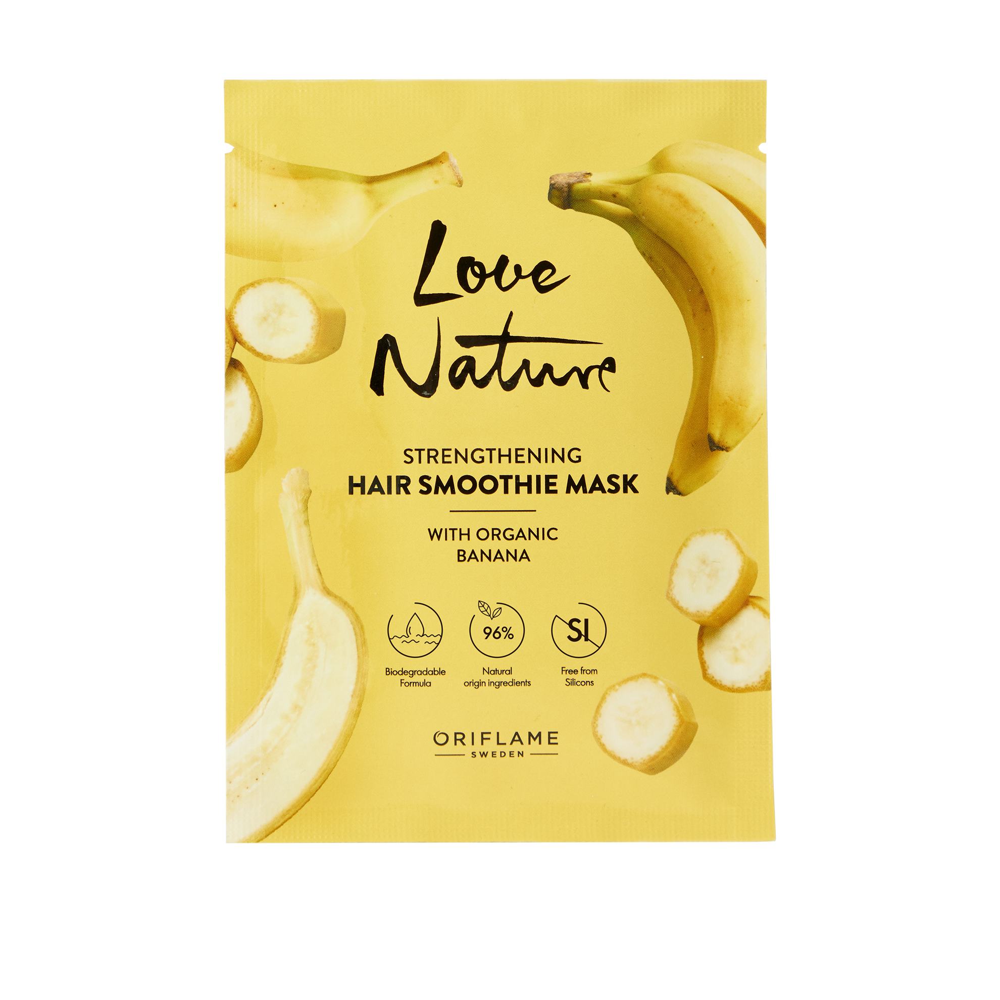 Strengthening Hair Smoothie Mask with Organic Banana