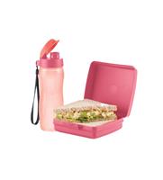 Sandwich Keeper and Bottle Set (Flamingo)