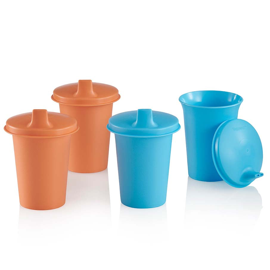 Set | 4 Toddler Sippy Cups with Lids