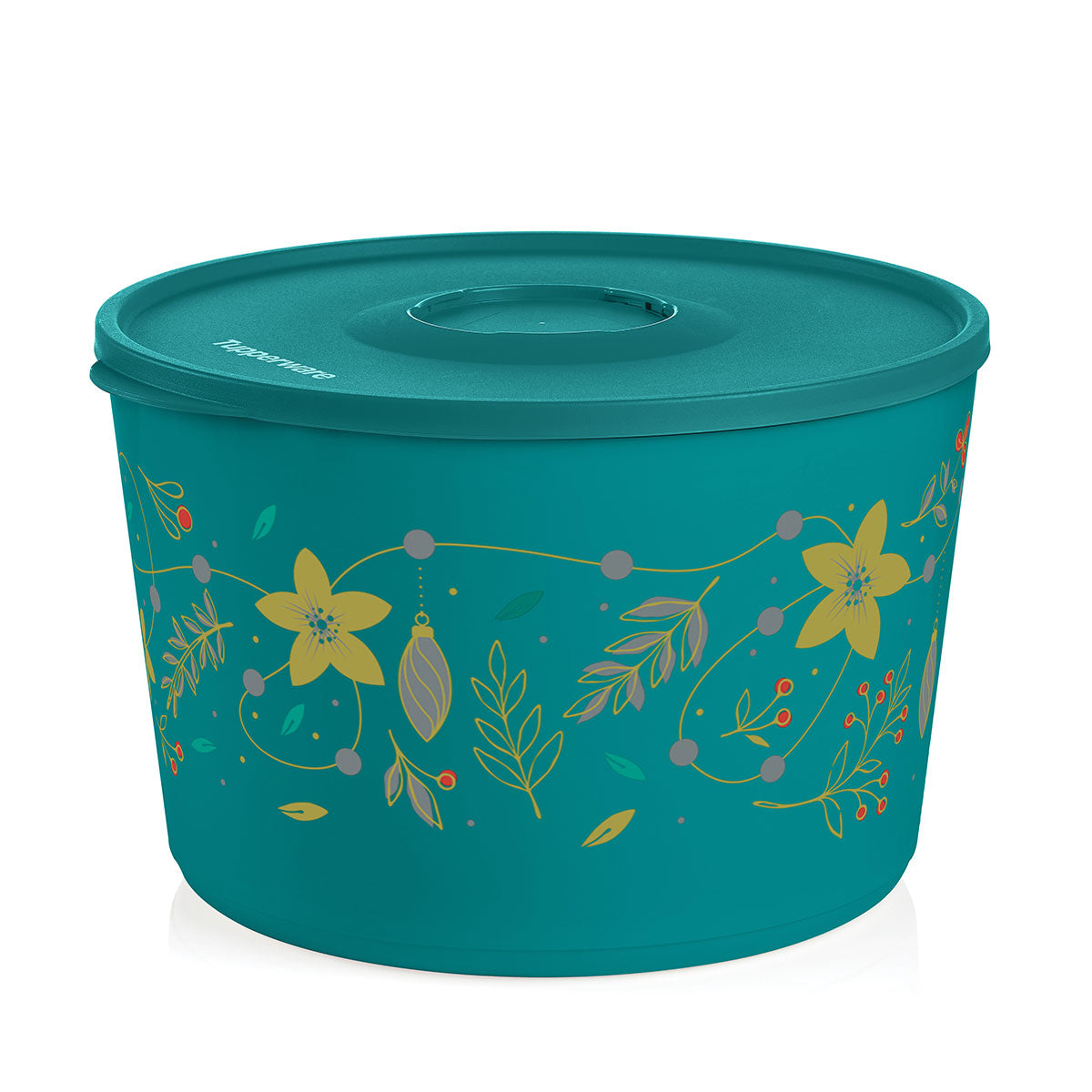 Holiday Holly Serving Bowl | Food Storage | 28-Cup / 6.6 L