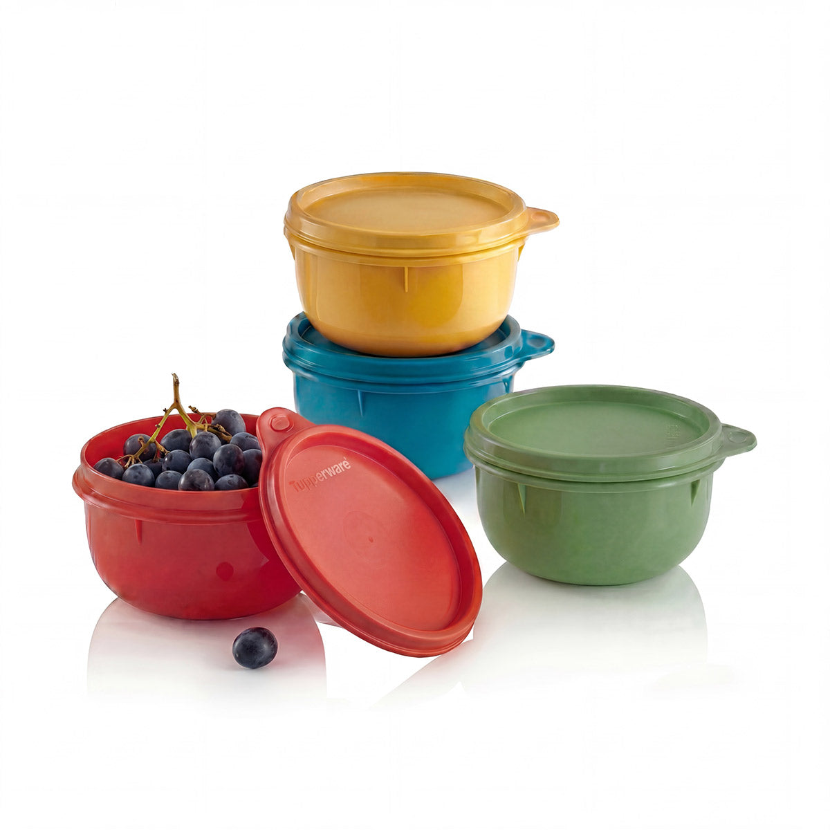 Ideal Lit’l Bowls | Kids Snack Storage | Set of 4 with Lids
