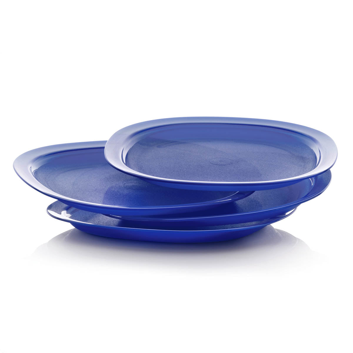 Microwave Reheatable Luncheon Plates | Reusable, Set of 4