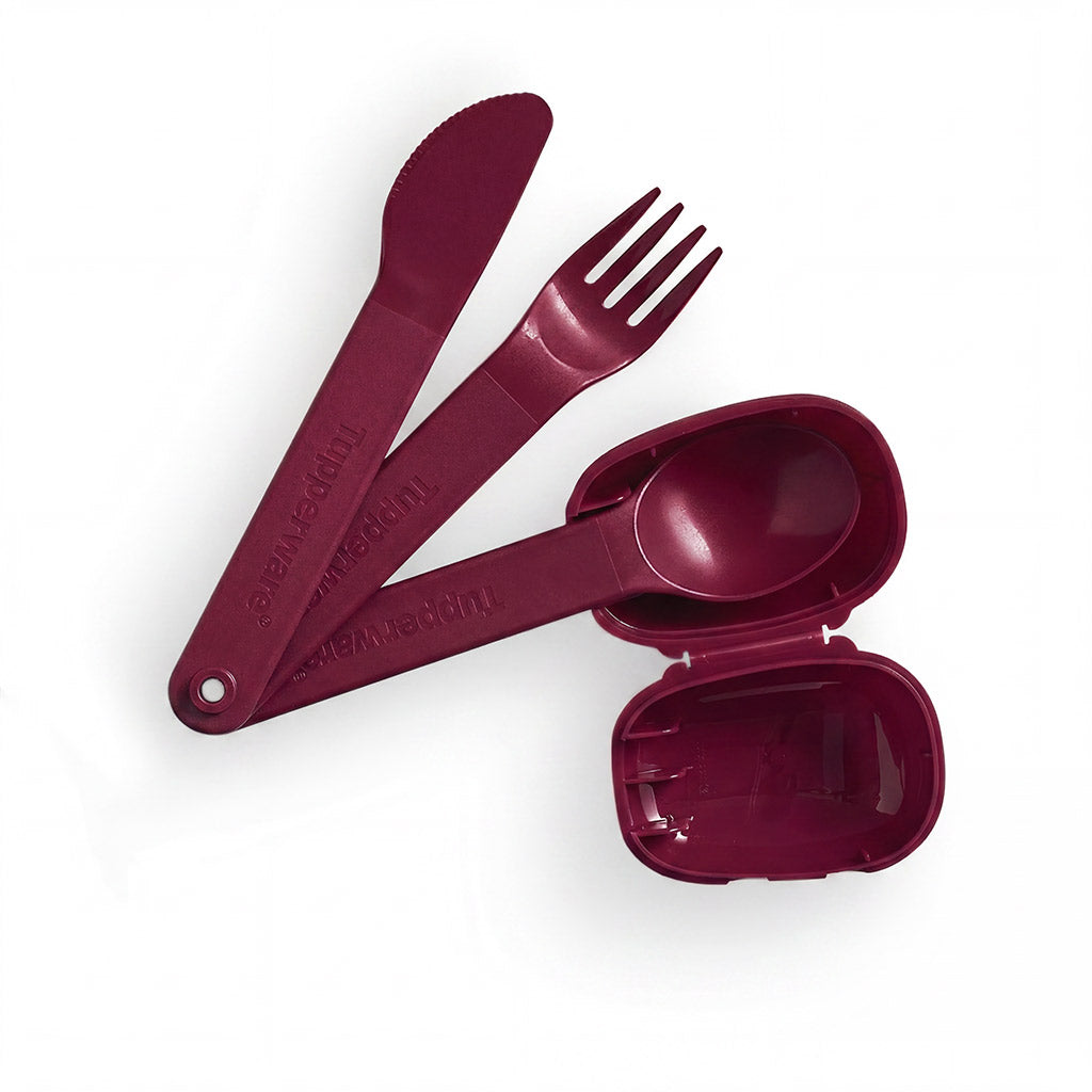 On The Go Cutlery | Reusable Travel Utensils | 4‑Piece Set