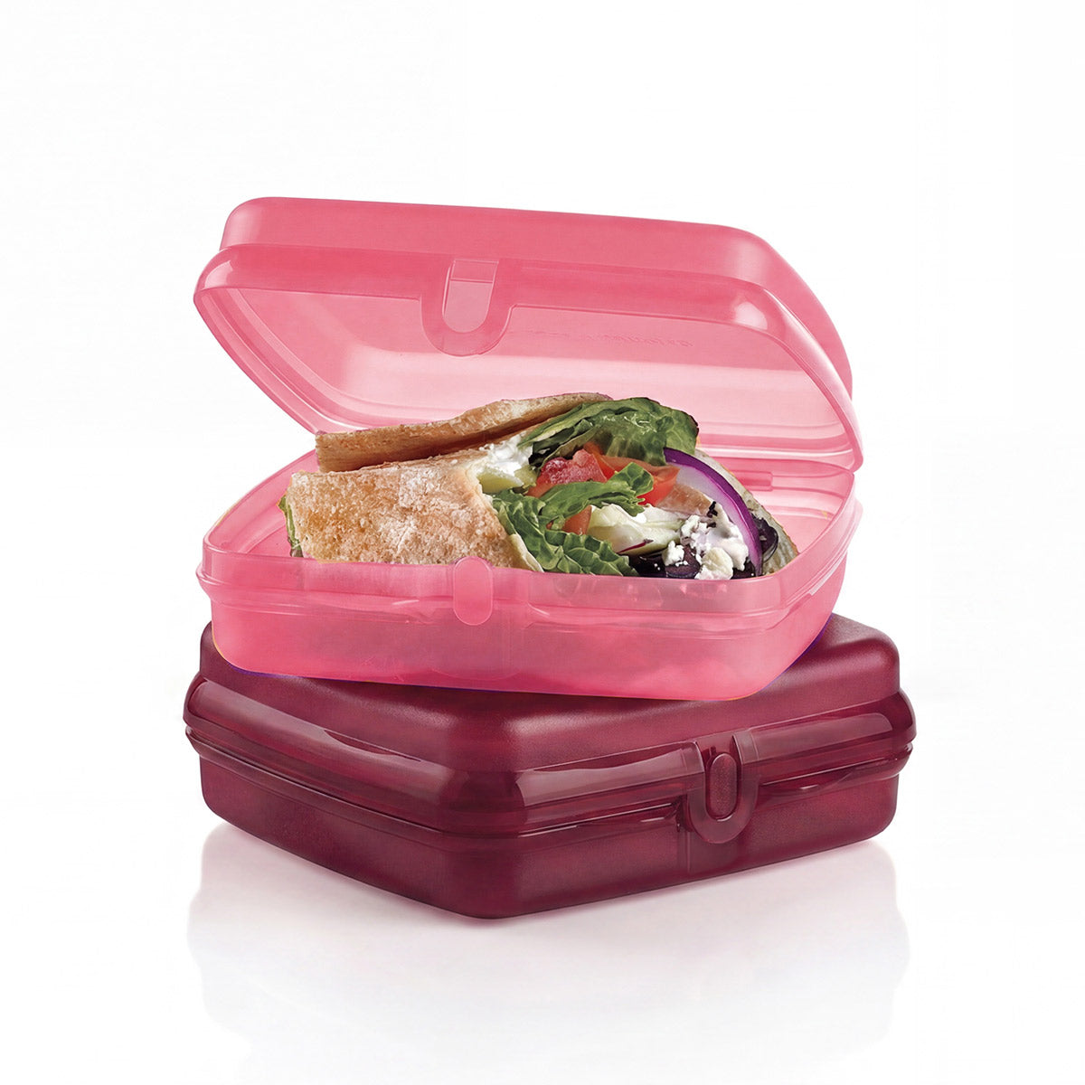 Sandwich Keepers - 2 Easy-Open Lunch Boxes for Kids
